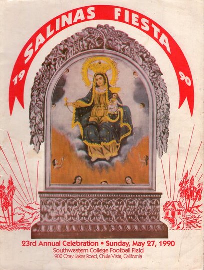 Souevenir Program 1990
Salinas Association of California, Inc. - San Diego
23rd Annual Celebration
Sunday, May 27, 1990
