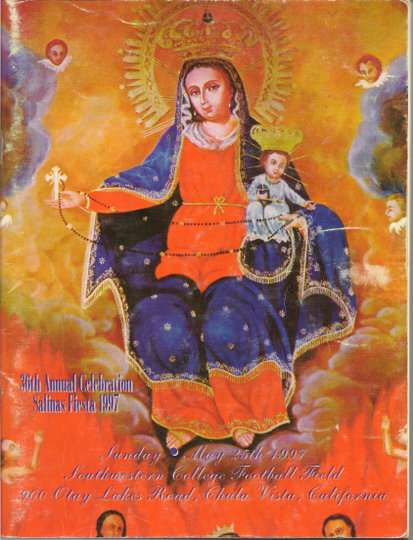 Souvenir Program 1997
Salinas Association of California, Inc. - San Diego
36th Annual Celebration
Sunday, May 25, 1997
